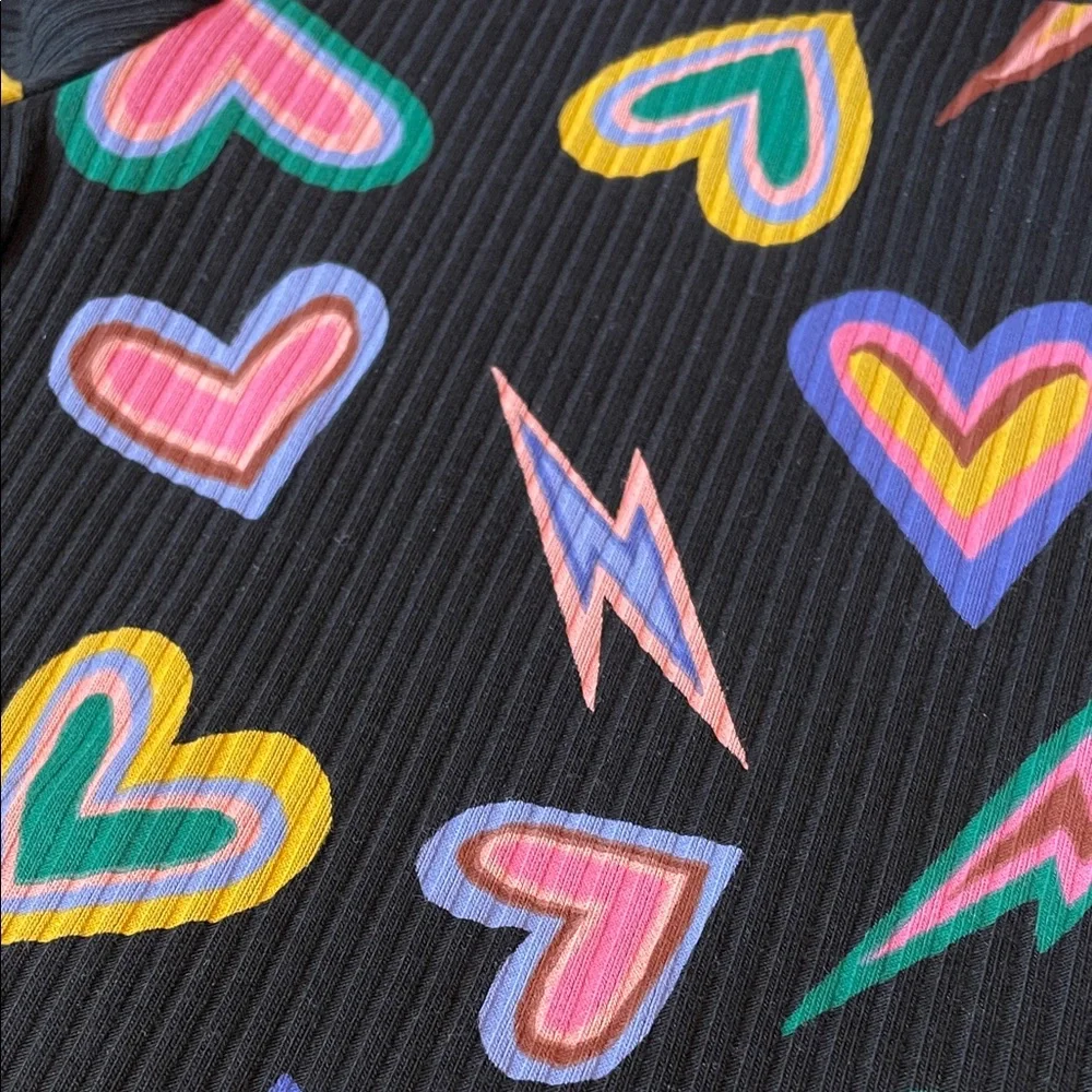 Old Navy Colorful Heart and Lightning Kids Dress